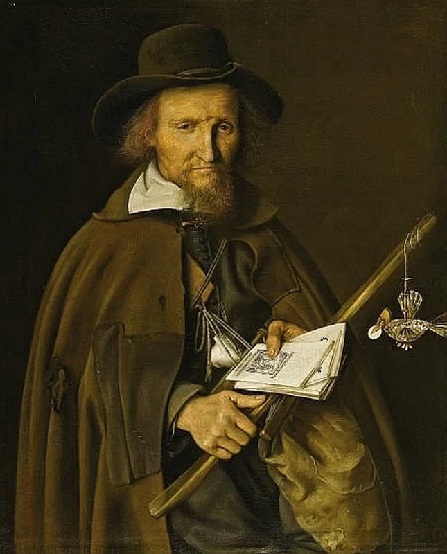 Giacomo Ceruti, il Pitocchetto - 159, Ritratto di un venditore di stampe